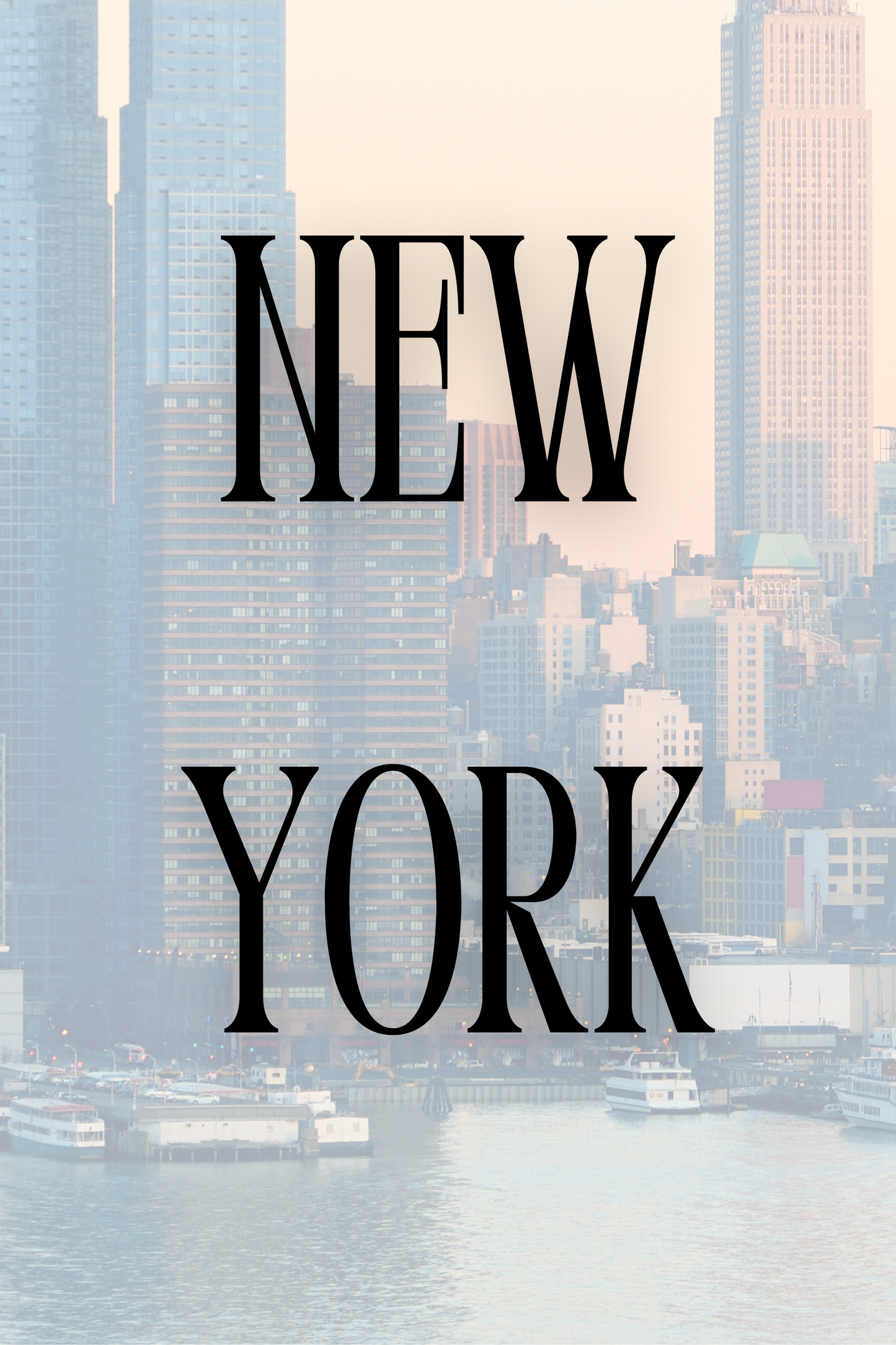 Set of 3 New York City Digital Prints - Iconic Skyline